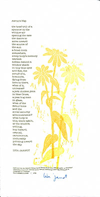 Poetry Review broadside