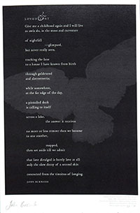 Poetry Review broadside