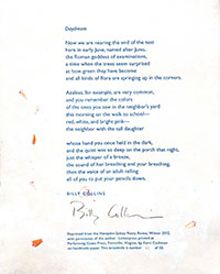 Poetry Review  broadsides