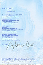 thumbnail of Stephanie Burt's broadside