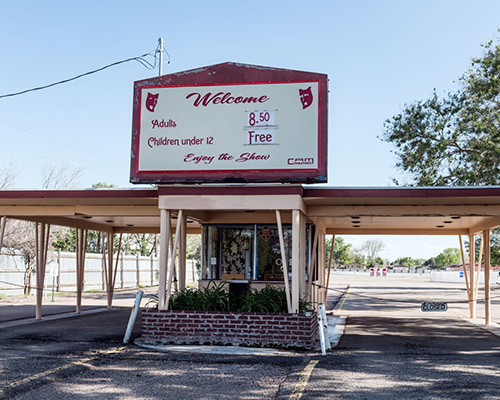 “The Mesa Drive-in Theater in Pueblo, Colorado.