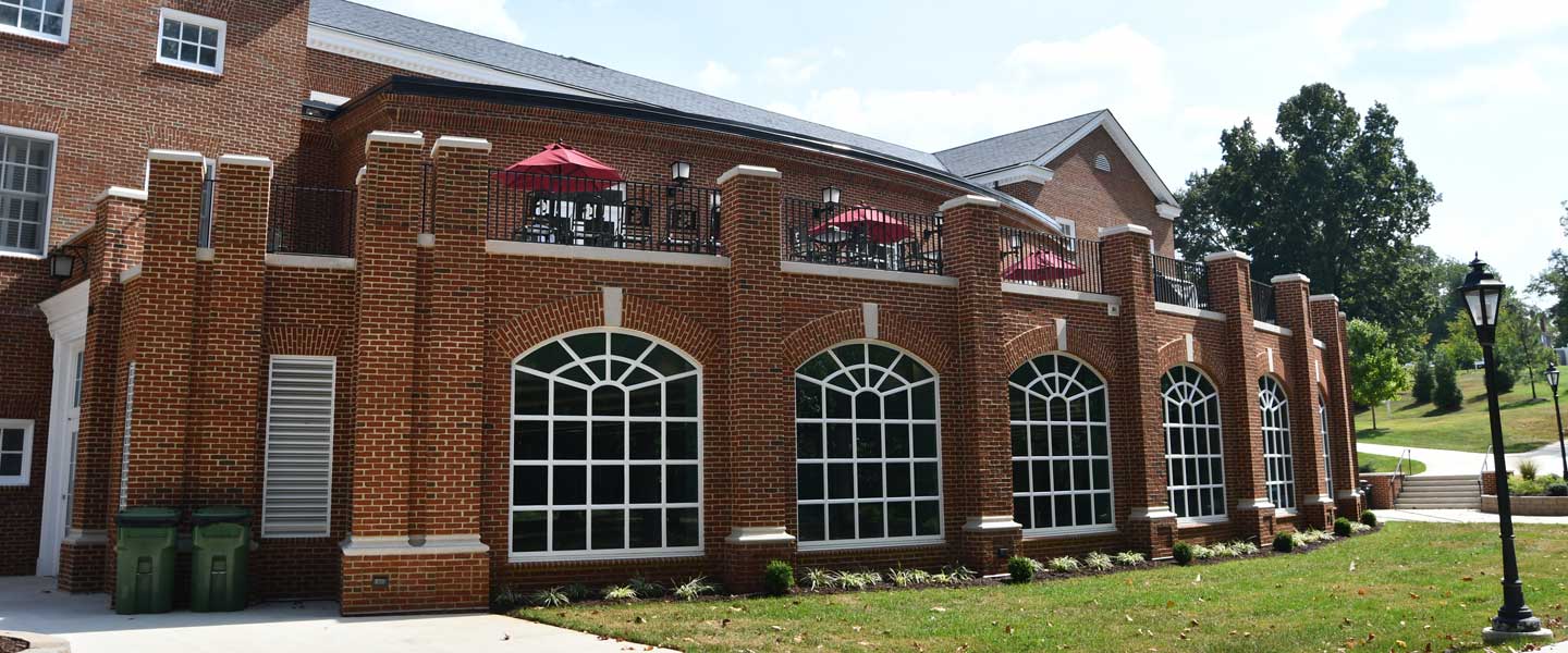 Pannill Center for Rhetoric and Communication exterior view of the back side