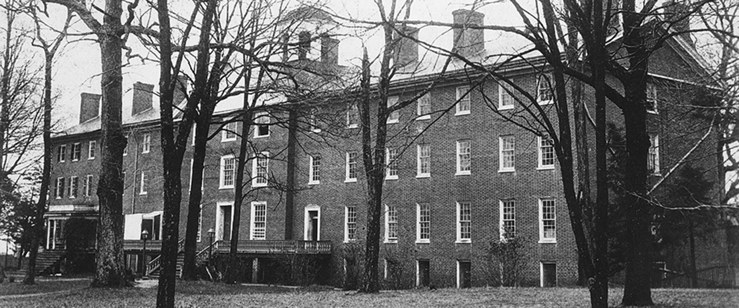 historic 1880s photo of Venable Hall