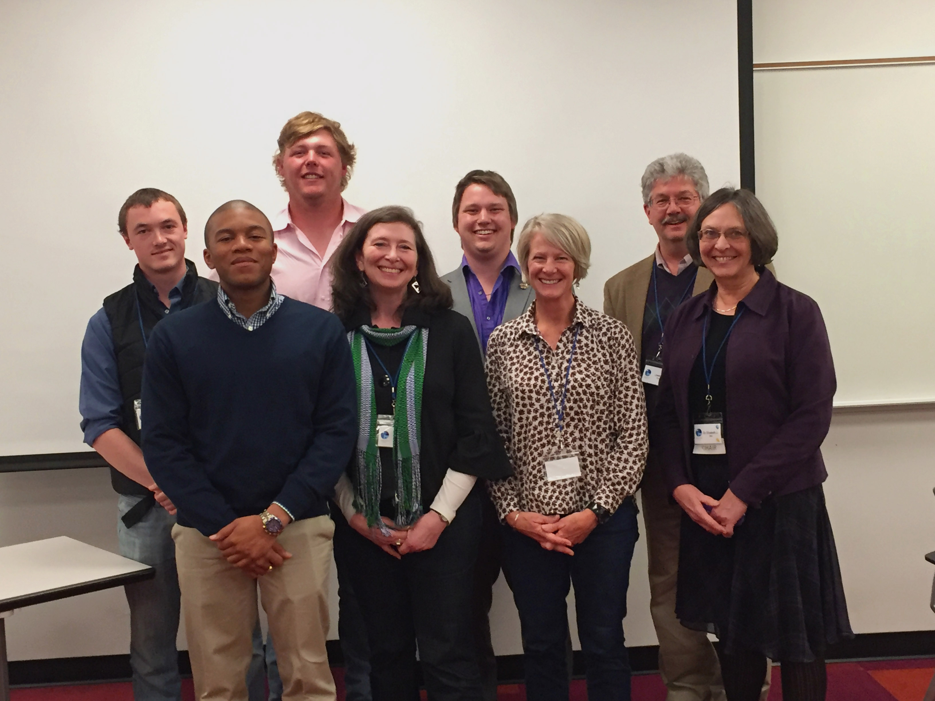 group of students and professors