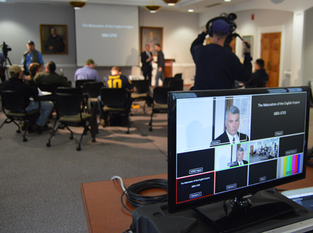 CSPAN filming lecture