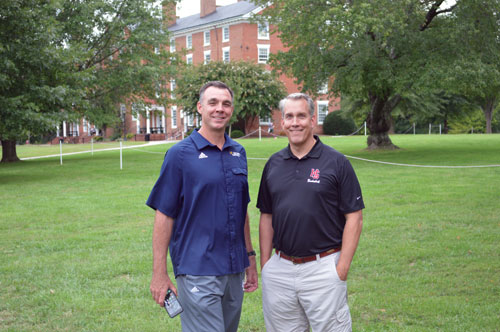 Coaches Russell Turner and Dee Vick