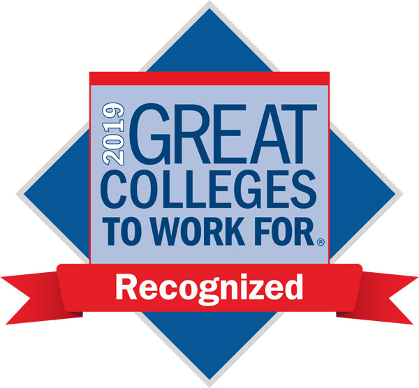 "Great College to Work For" logo