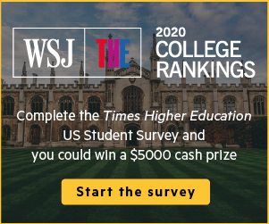 The Wall Street Journal 2020 College Rankings Survey Button