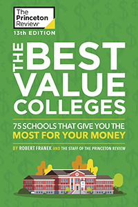 Book Cover for The Princeton Review's "Best Value Colleges"