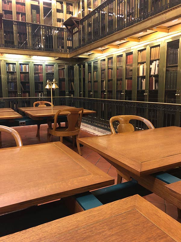 the New York Public Library reading room