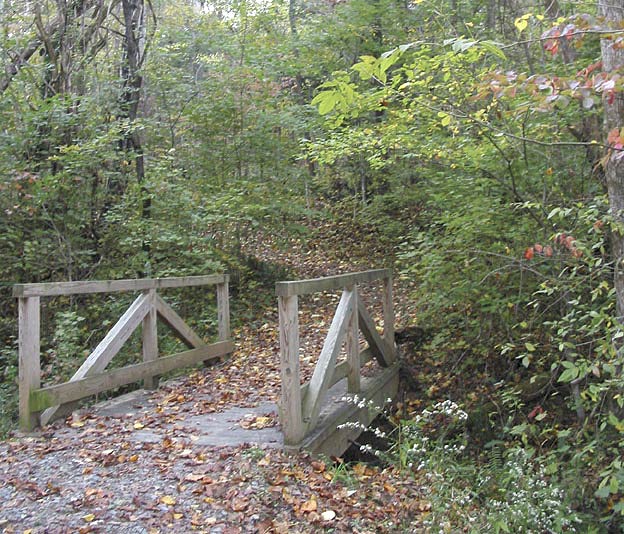Wilson Trail bridge at Hampden-Sydney College