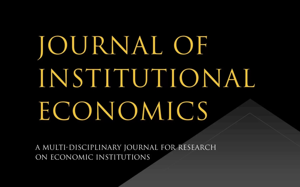 black Magazine Cover of Economics Journal