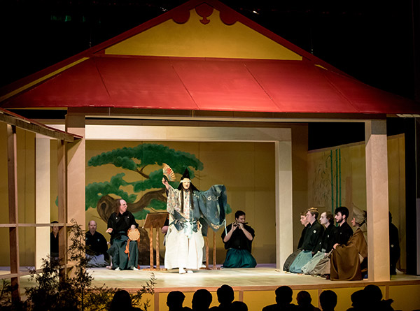 a scene from theJapanese noh play, Atsumori