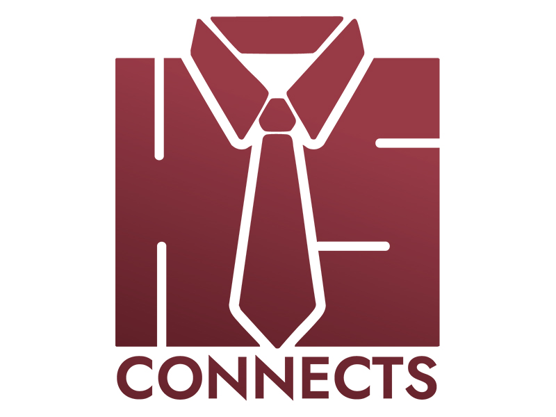 a graphic icon of a garnet "H-S" shirt and tie