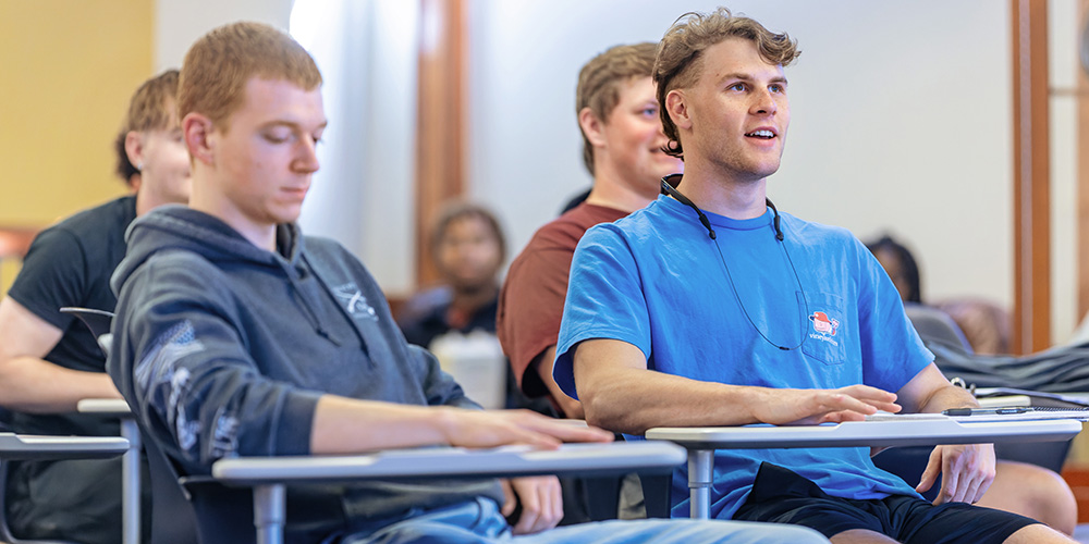 students attentive in the classroom