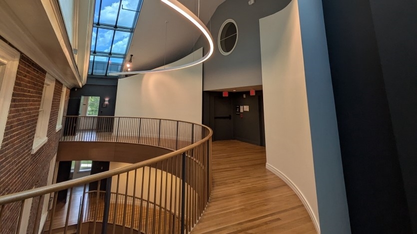 completed atrium addition in Venable Hall