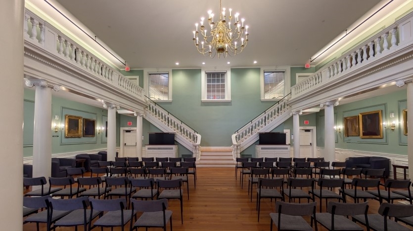 renovated Shoellkopf Family and Friends Lounge in Venable Hall