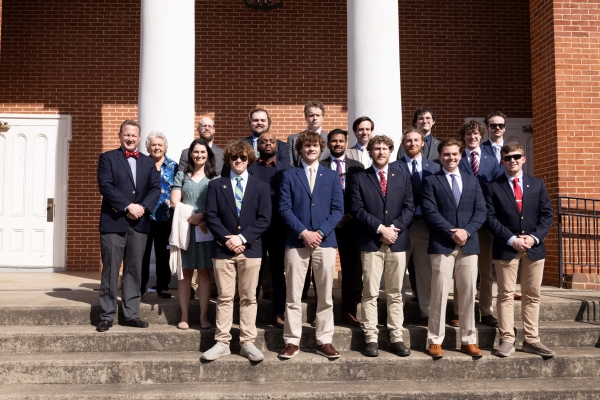 a group photo of the Omicron Delta Kappa members