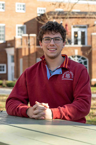 A superb scholar-athlete and highly motivated citizen, George Langhammer ’24 understands what it means to get involved and make a difference. 