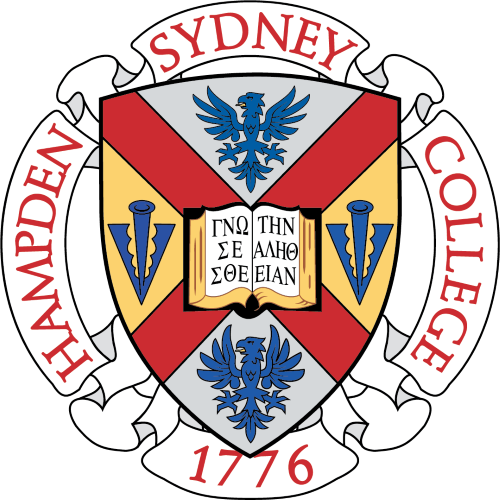 Hampden-Sydney college banner and shield
