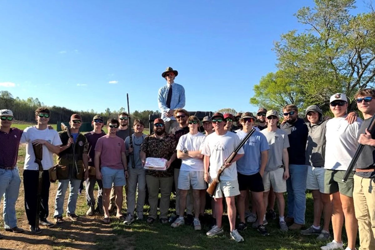 Student competitive team at the new Shooting Sports Academy
