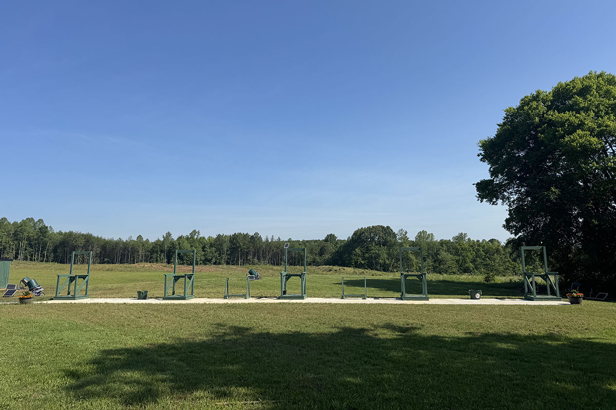 Five Stand Station #1 at the shooting sports facility