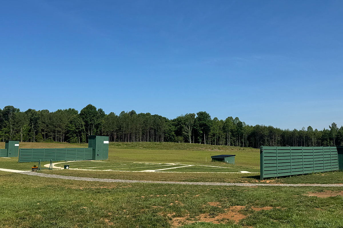 Skeet and Trap Field at the shootings sports facility