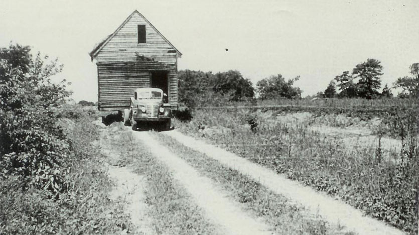 Hampden-Sydney College "birthplace" building being moved to campus