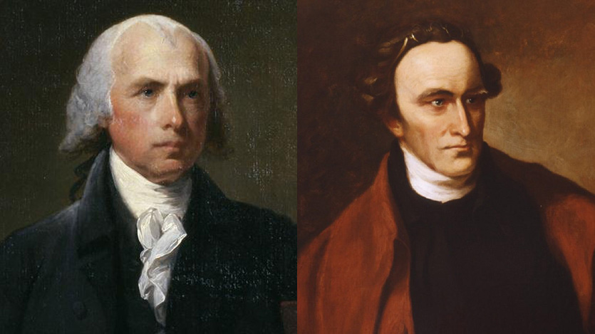 James Madison and Patrick Henry portraits