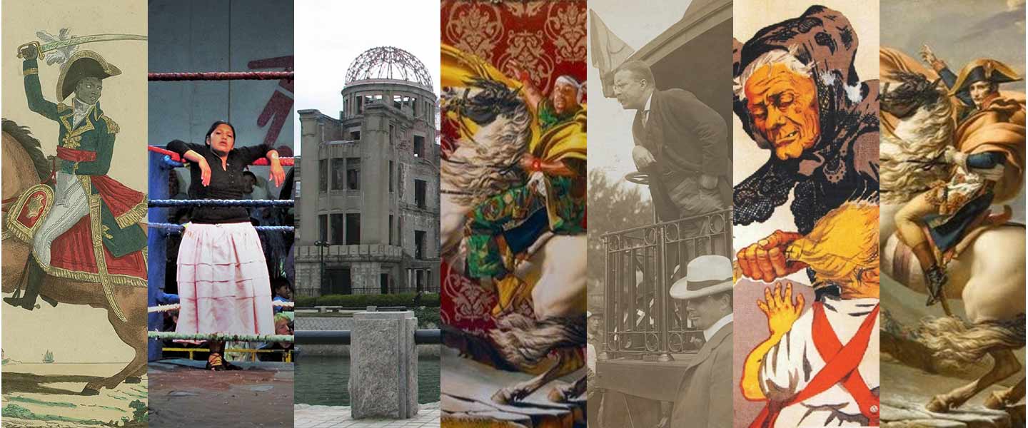 A collage of historical images