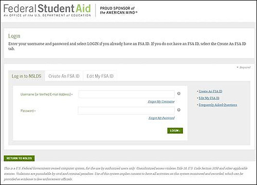 Fed Student Aid Step 3