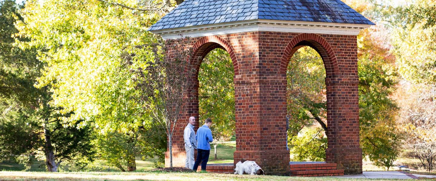 The iconic bell tower structure at Hampden-Sydney College