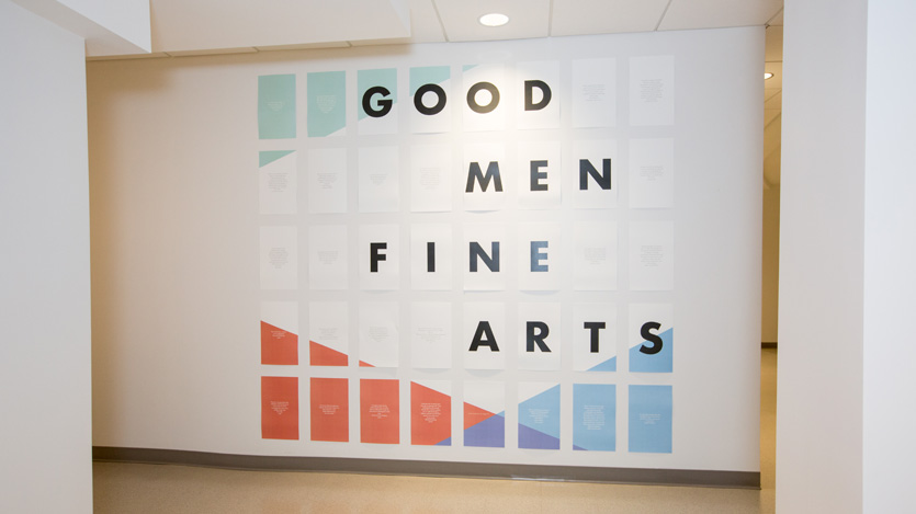 "Good Men, Fine Arts" in the The Viar-Christ Center for the Arts