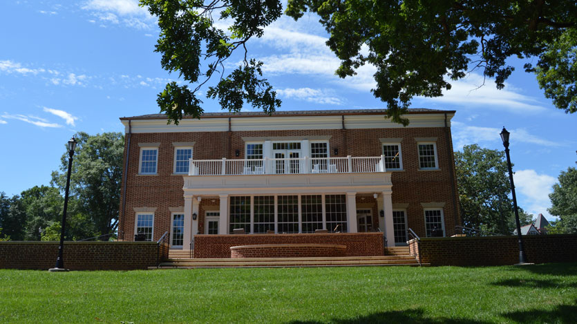 The Tiger Inn back porch in Brown Student Center