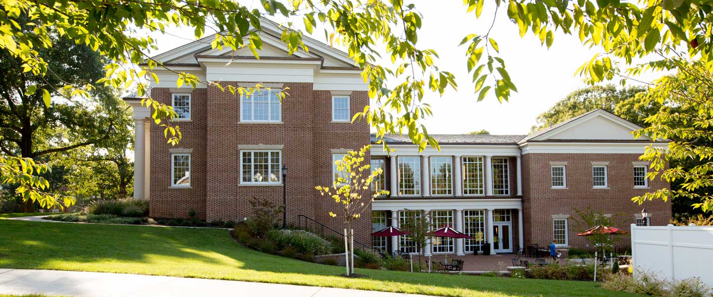 The Brown Student Center, side terrace view