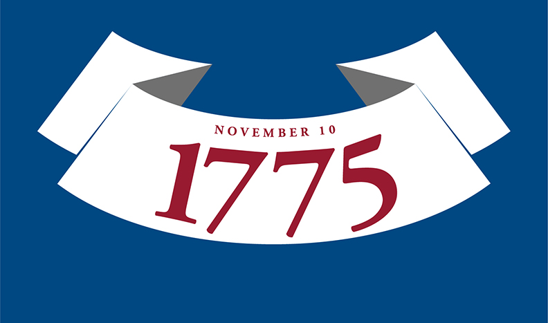 infographic of 1775 banner