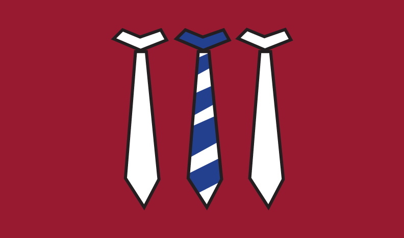 infographic of 3 ties
