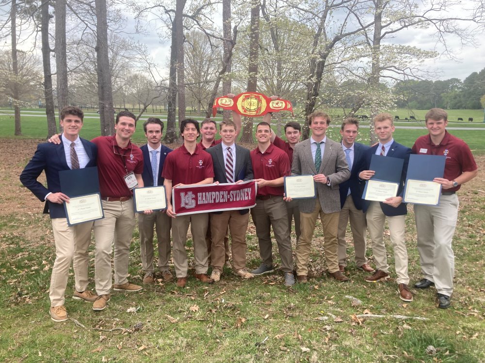 Leadership Challenge winners posing in a group