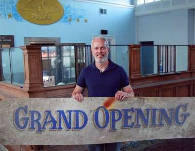 Robert Pullum '87 at his Grand Opening