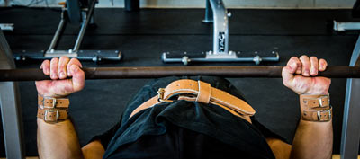Raphael Sydnor lifting weights