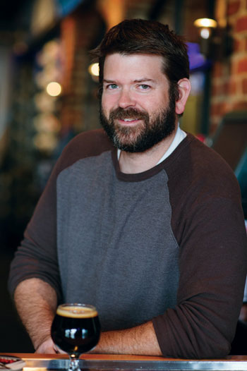 Taylor Smack in a brewery
