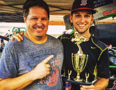 Tillman Heuer with Trophy in-hand