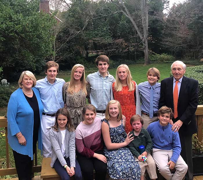 Joey Smith '65 and his family