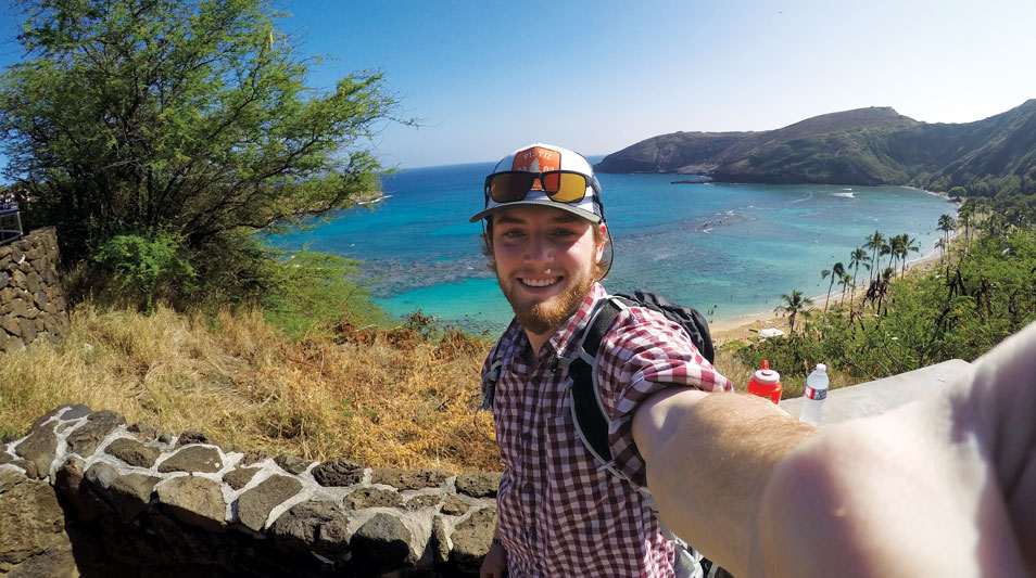 Pacific Ocean views behind Tillmon Cook