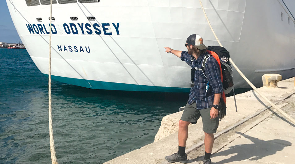 The Semester at Sea's MV World Odyssey ship