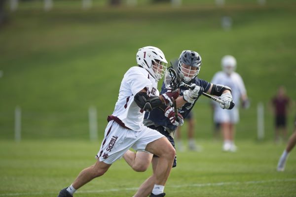 Jack Shipman playing lacrosse for H-SC