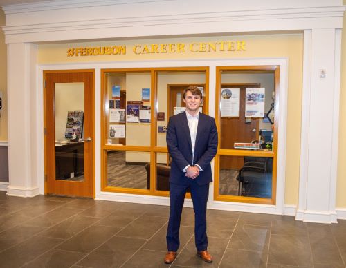 William Thornton standing in front the CareerCenter