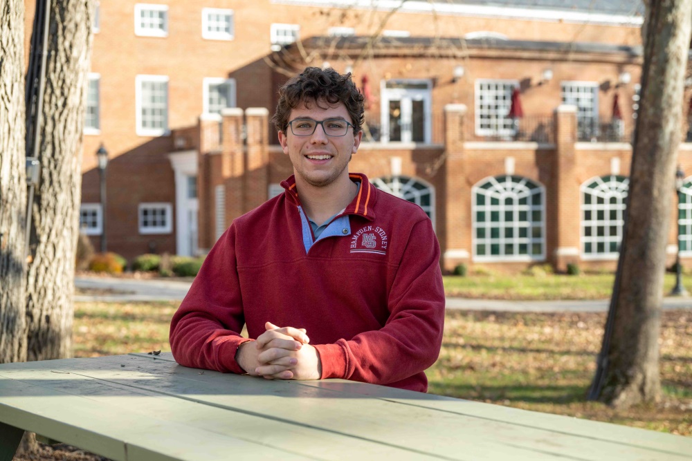 A superb scholar-athlete and highly motivated citizen, George Langhammer ’24 understands what it means to get involved and make a difference. 