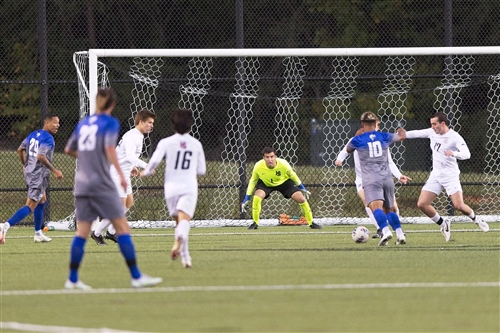 Wills Huddleston playing soccer