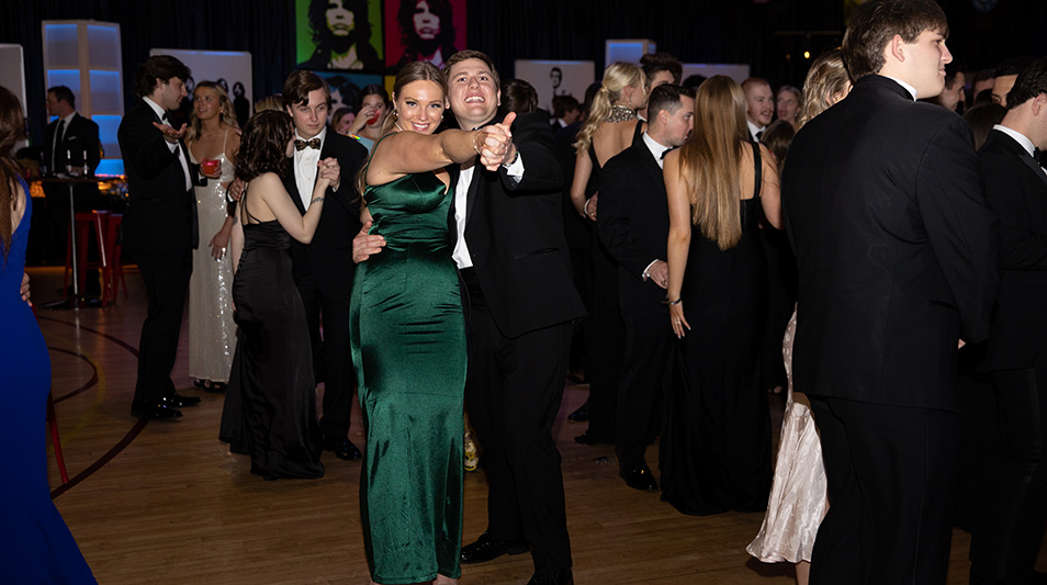 The Winter Gala black tie dance at Hampden-Sydney College